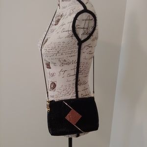 Fancy black and gold purse